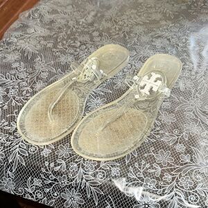 Tory Burch Women's Clear Slide Sandals